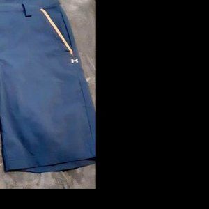 Under Armour Navy Dress Shorts Sz 32